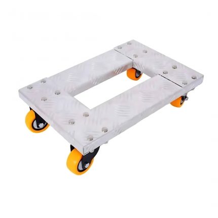 Durable Furniture Mover Dolly with Lightweight Aluminum Frame and 360° Rotating Wheels for Easy Transport
